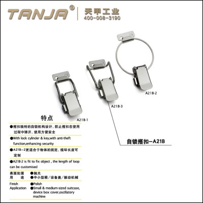 固定防松箱扣 不銹鋼強力自鎖搭扣 工具箱搭扣