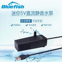 新款5V迷你桌面魚缸潛水泵帶過濾棉直流微型寵物飲用水循環泵